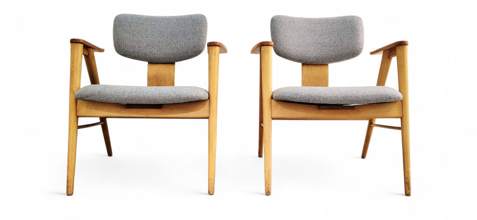 Mid Century Modern Lounge Chair Fb14 By Cees Braakman For Pastoe 1955, Set Of 2 photo vinterior