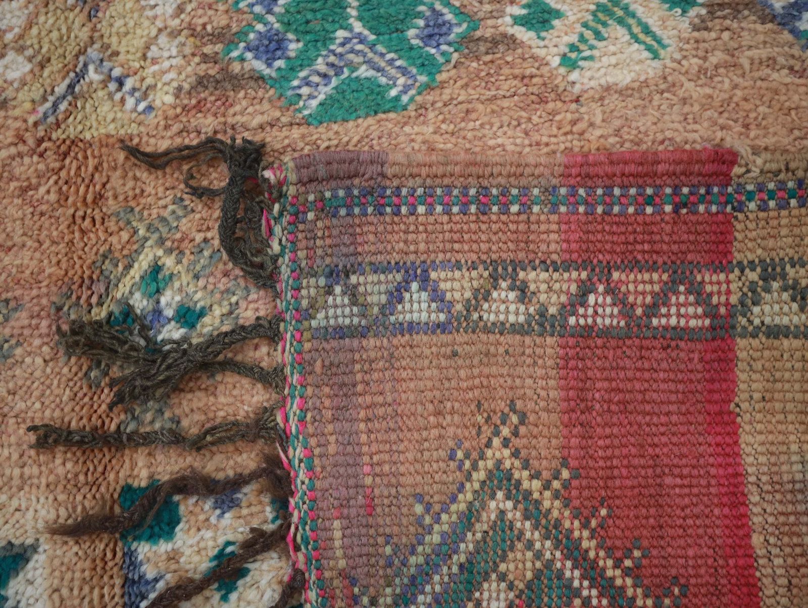 4836.0 Igider Vintage Moroccan Rug 5'6" X11'5" photo