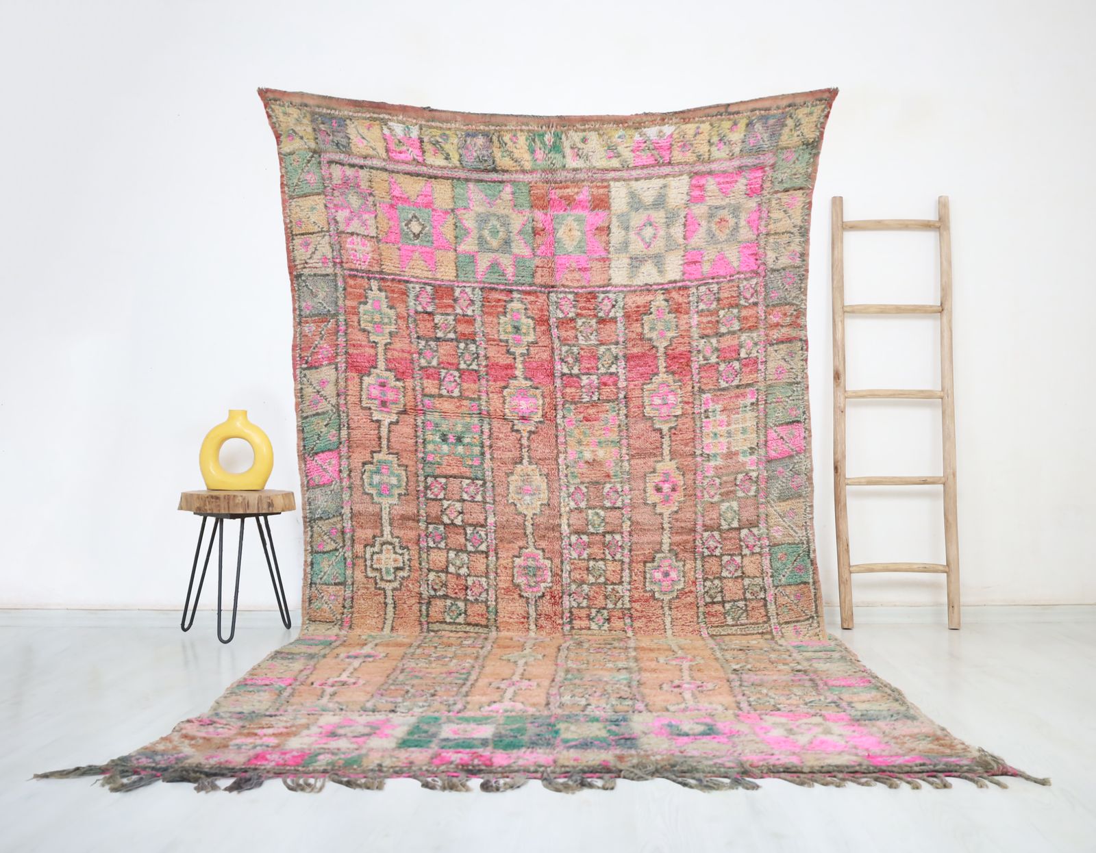 Tiniri Vintage Moroccan Rug 5'4" X12'4"