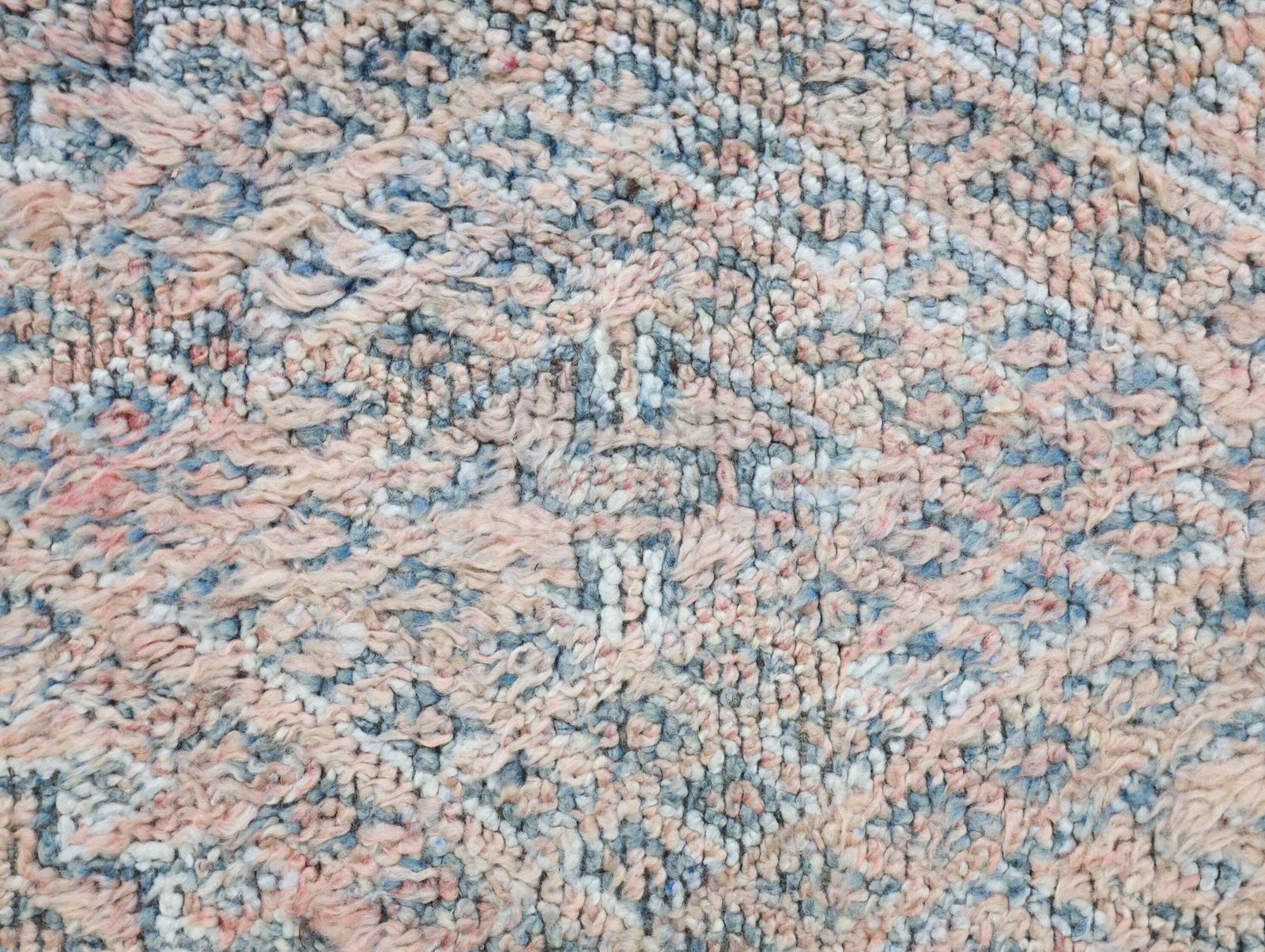 Hennuba Vintage Moroccan Rug 6'7" X 8'9" photo Textiles