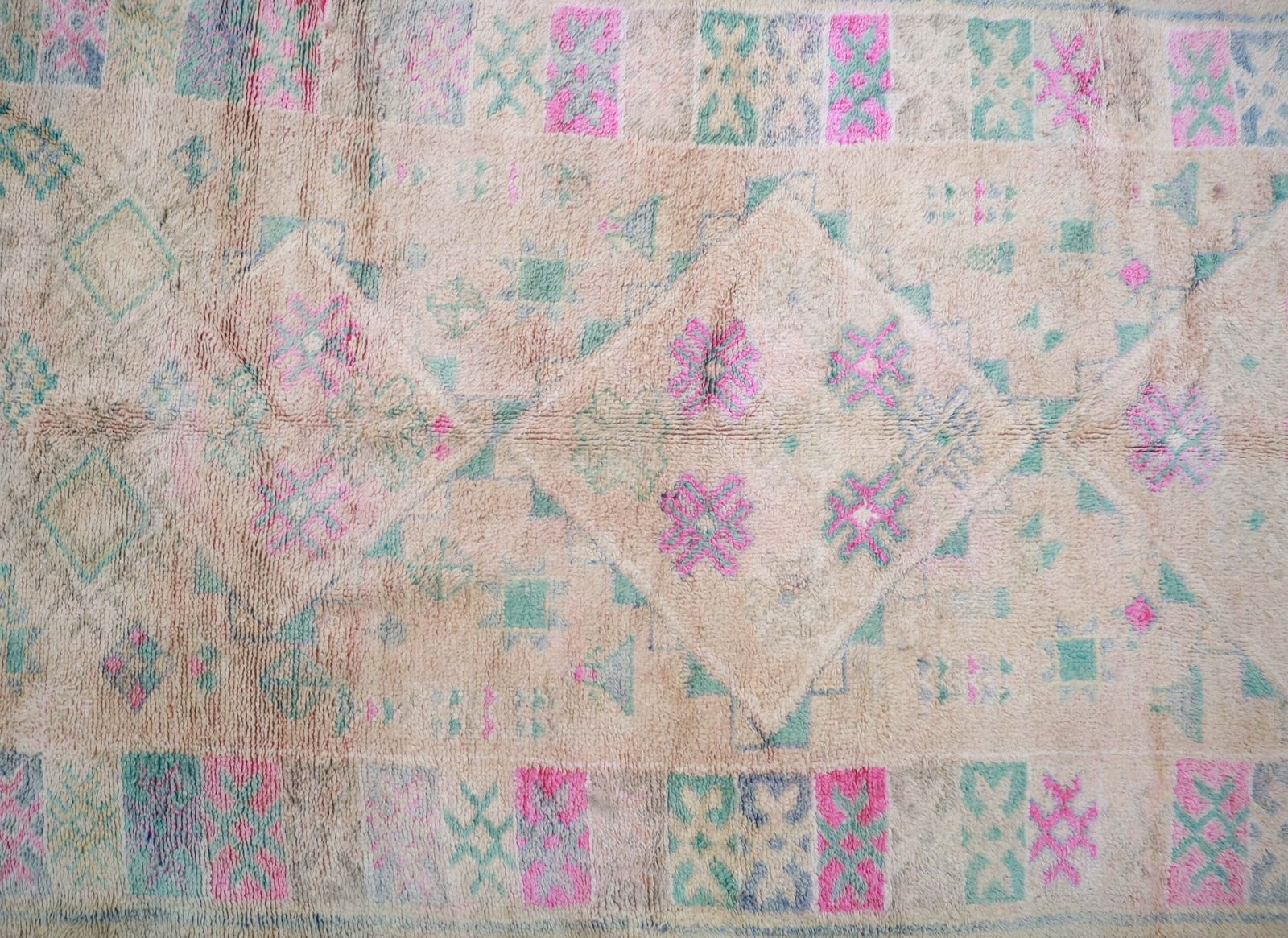 Tazira Vintage Moroccan Rug 6'6" X10'1" photo furniture