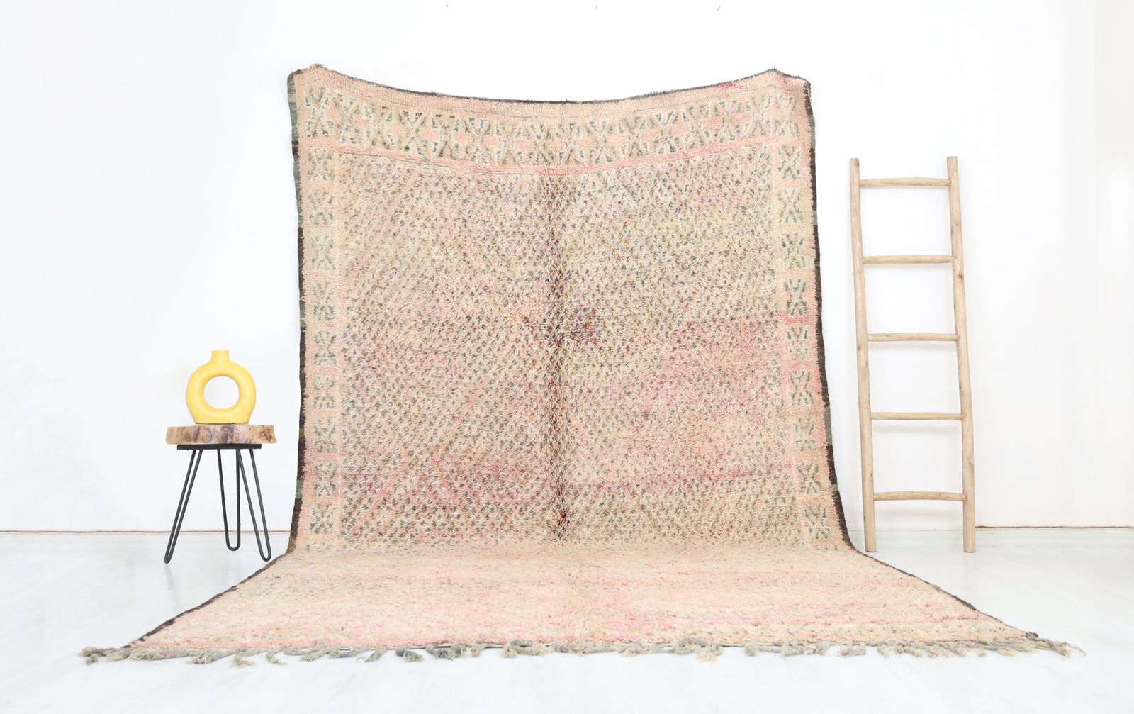 Tazart Vintage Moroccan Rug 6'7" X11'1"
