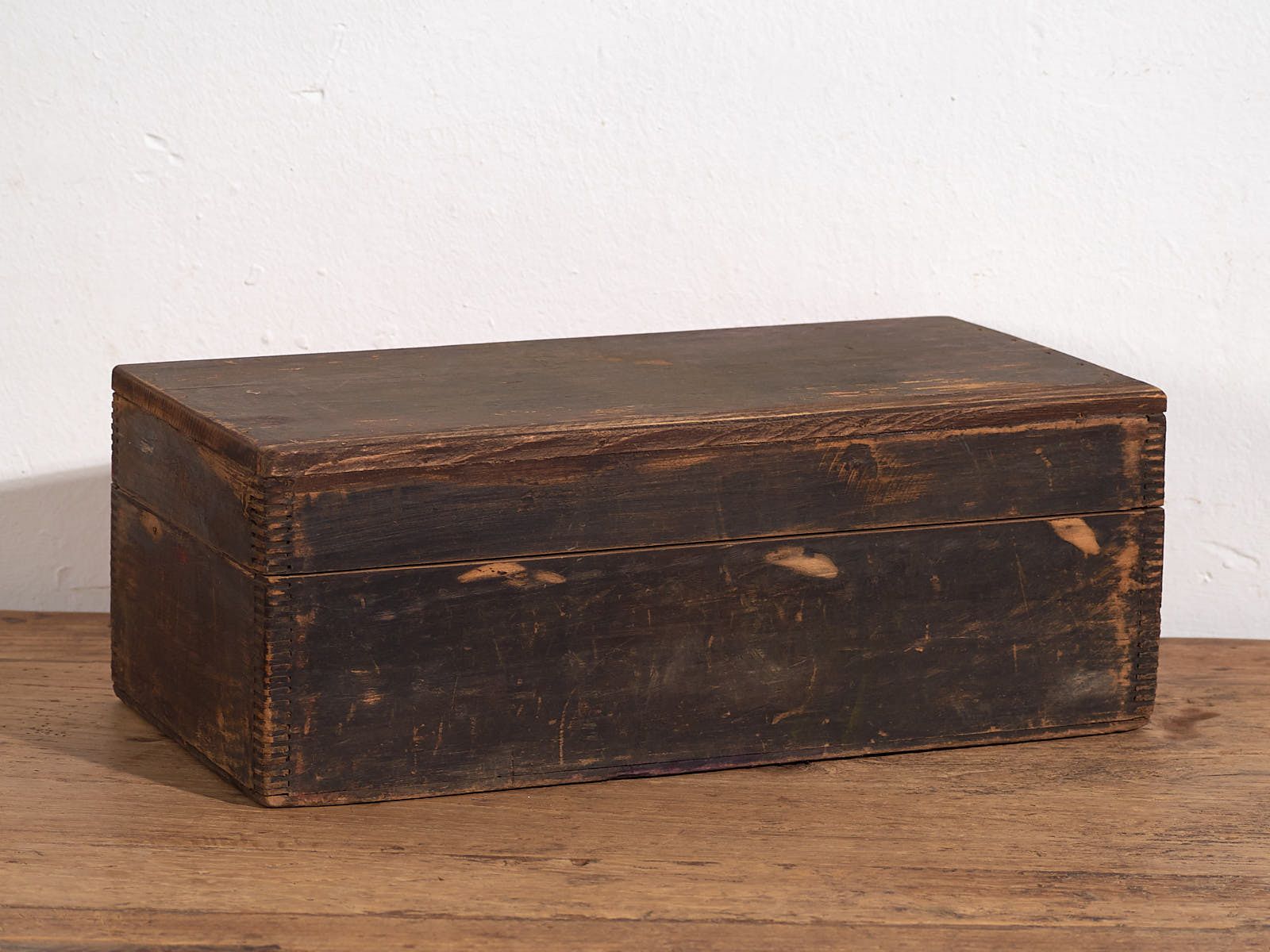 Antique Oriental Red Case (C.1900) #33 photo vinterior