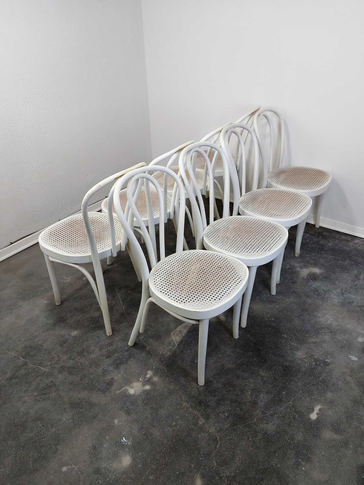 1 Of 9, Dining Chair, Bentwood Cane, No. 18, 1970s