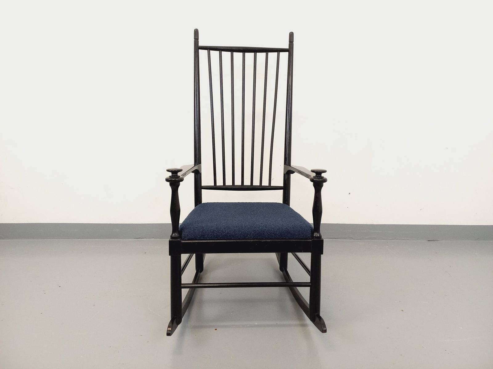 Adolfsson Swedish Rocking Chair In Wood And Fabric photo furniture