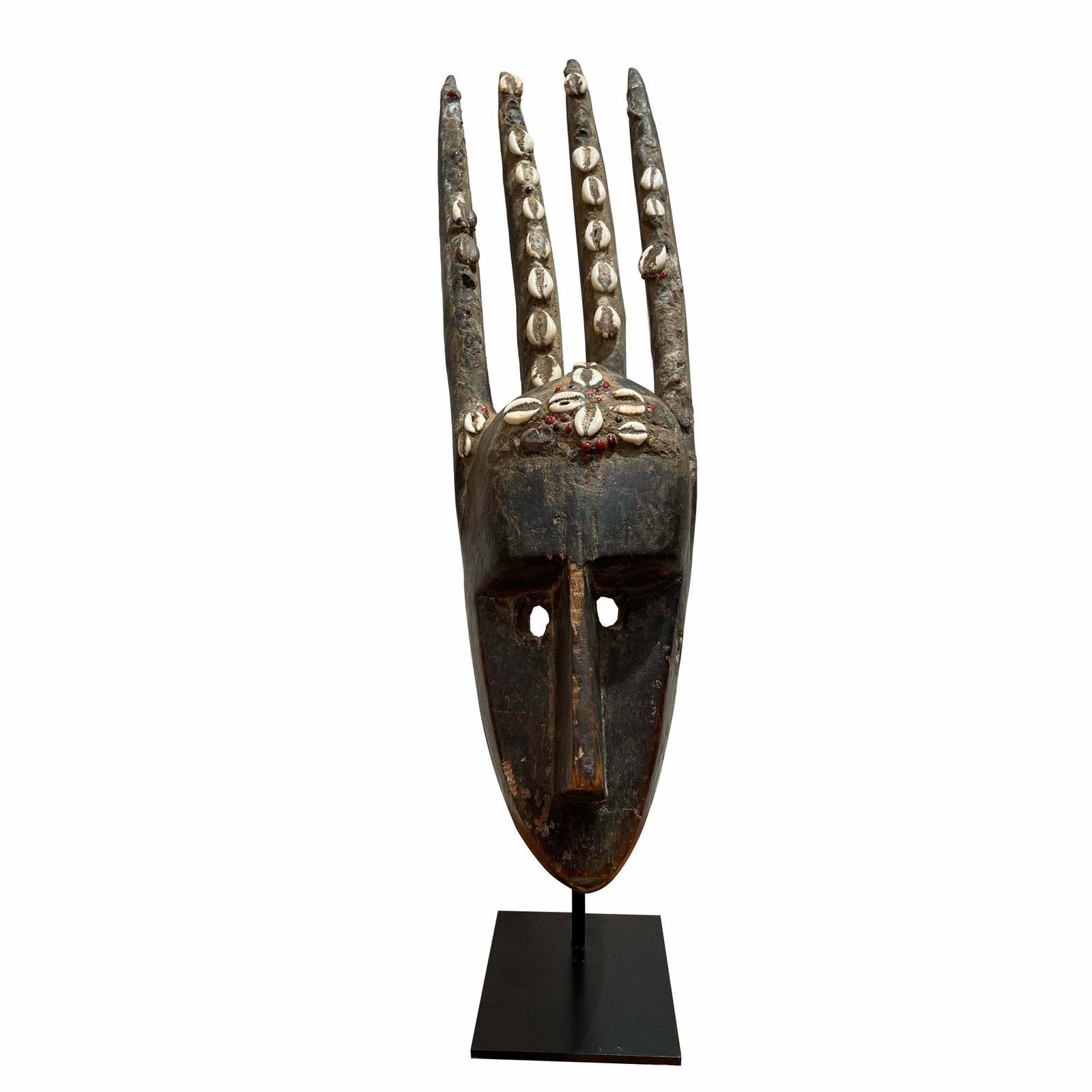 Splendid Four Rams Ntomo Mask, Bamana Population, Mali