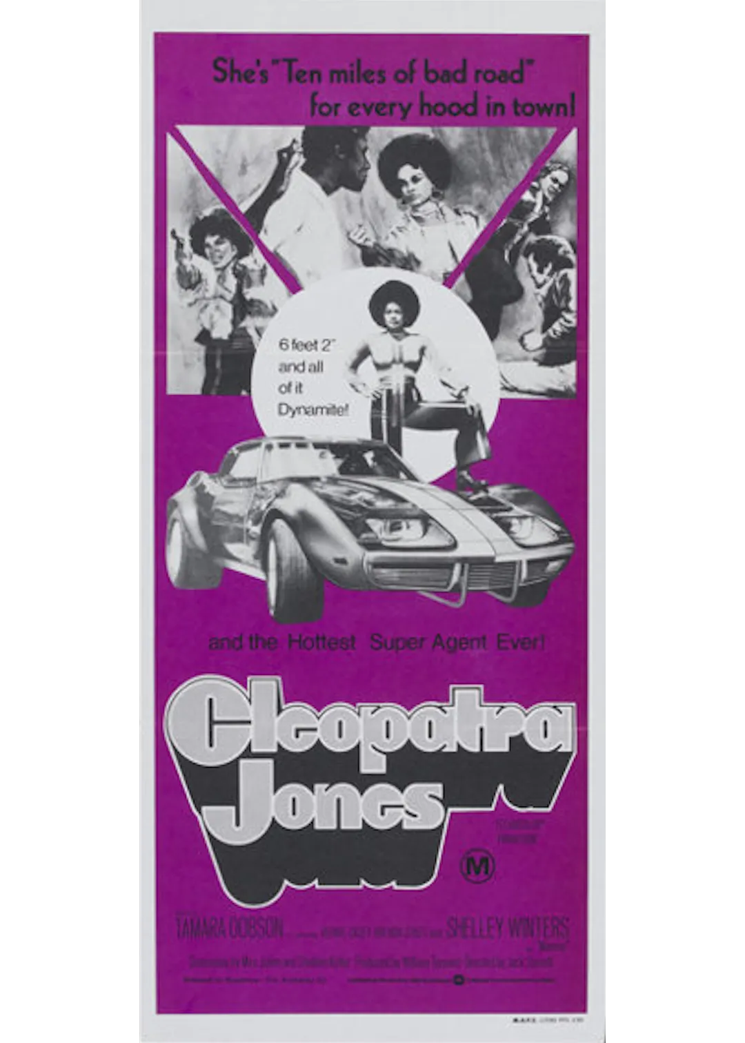 Original Cleopatra Jones 1973 Aus/Nz Daybill