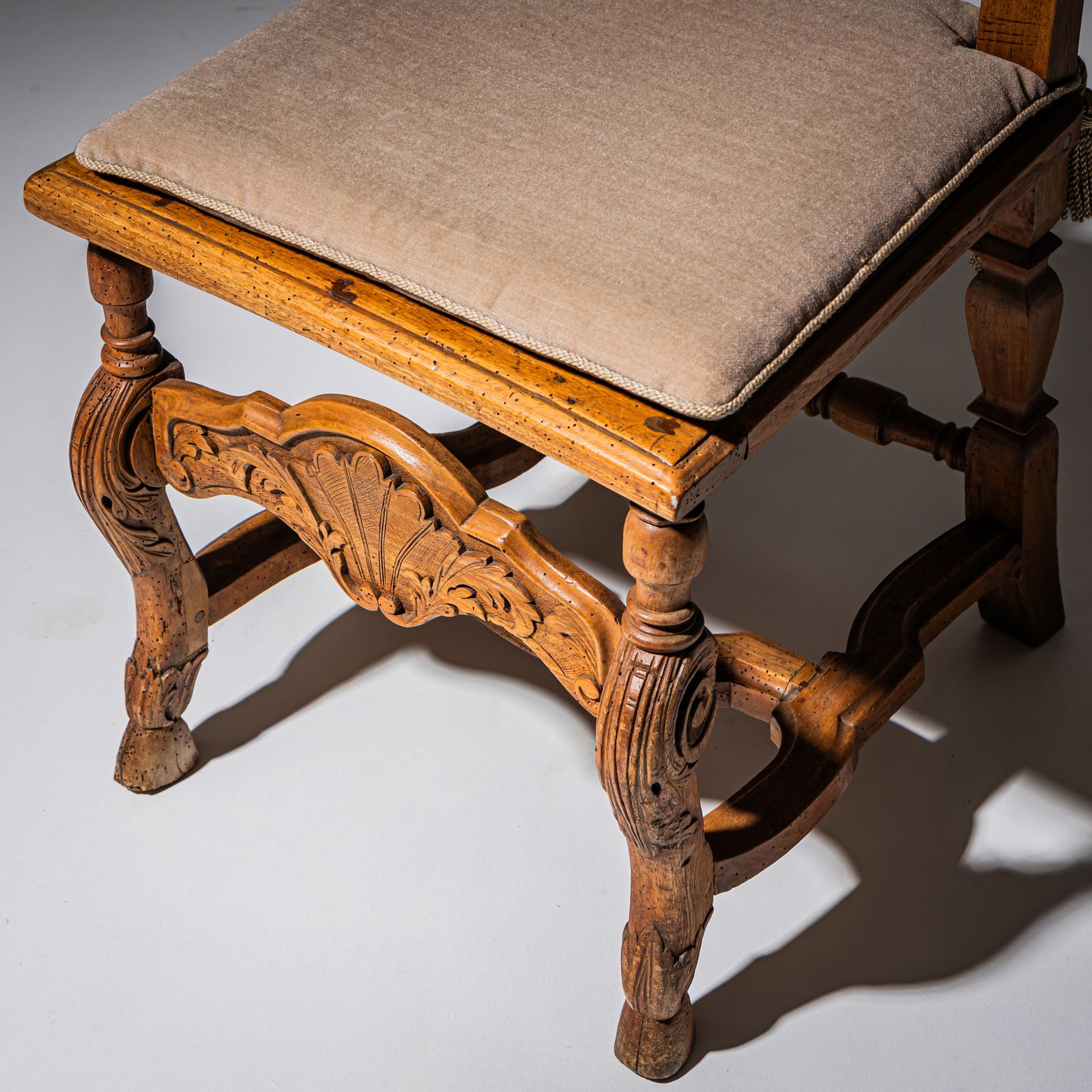 Baroque Walnut Chair, Probably Brunswick, Circa 1750 photo furniture