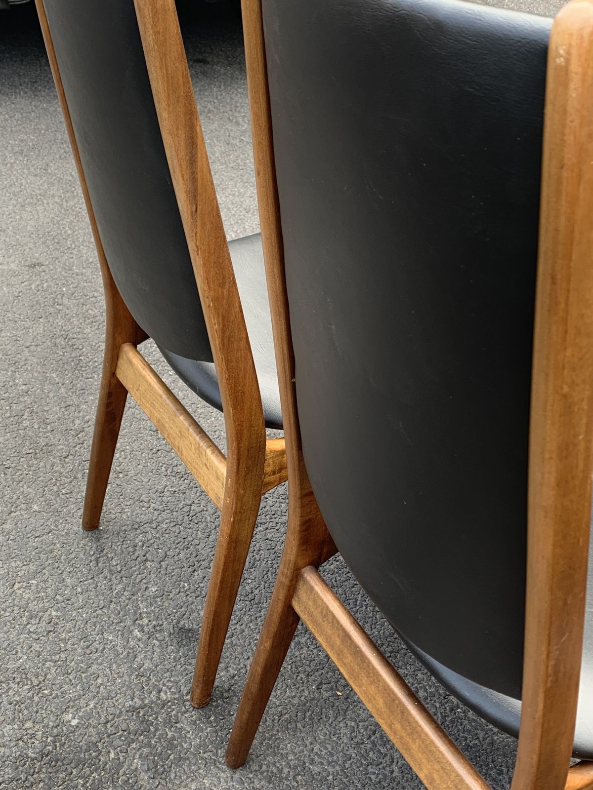 Set Of Four Danish Mid Century Dining Chairs photo for sale
