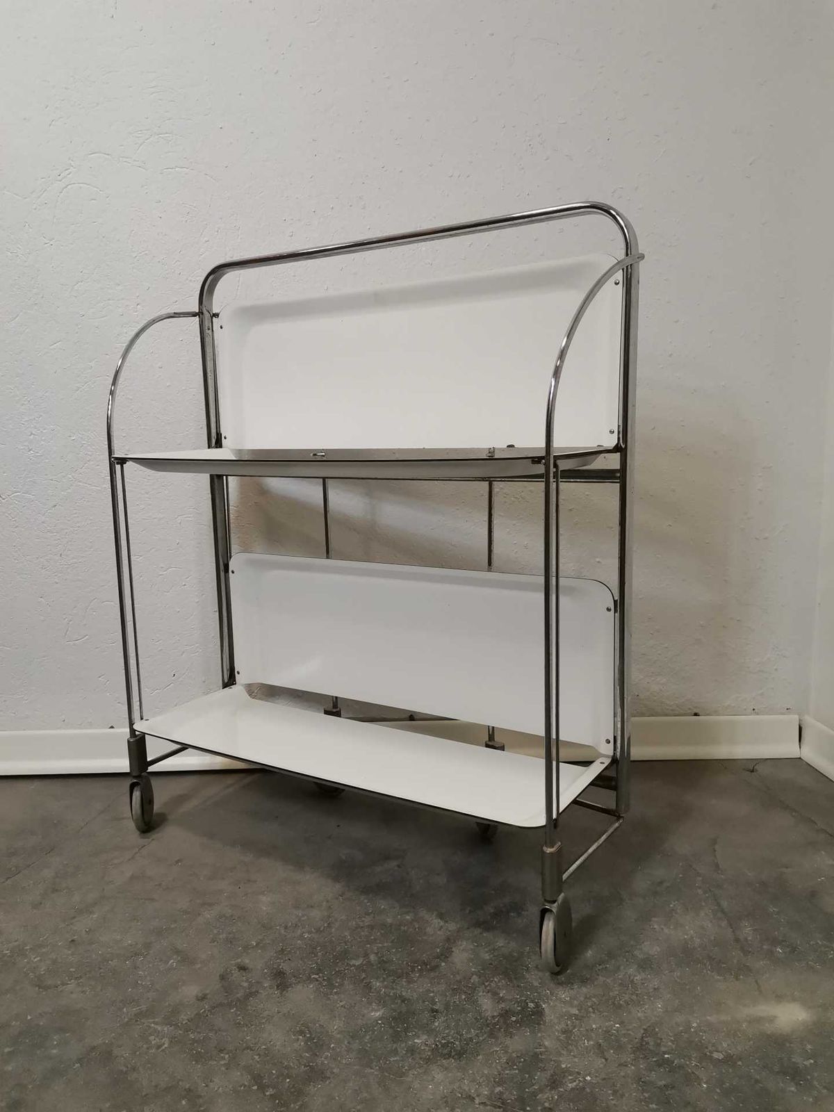 Furniture Folding Gerlinol Trolley 1960s, 1 Of 3 photo
