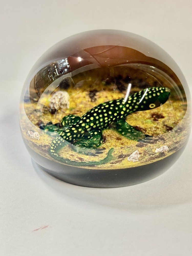 Art Glass Paperweight By William Manson, 1980s photo furniture