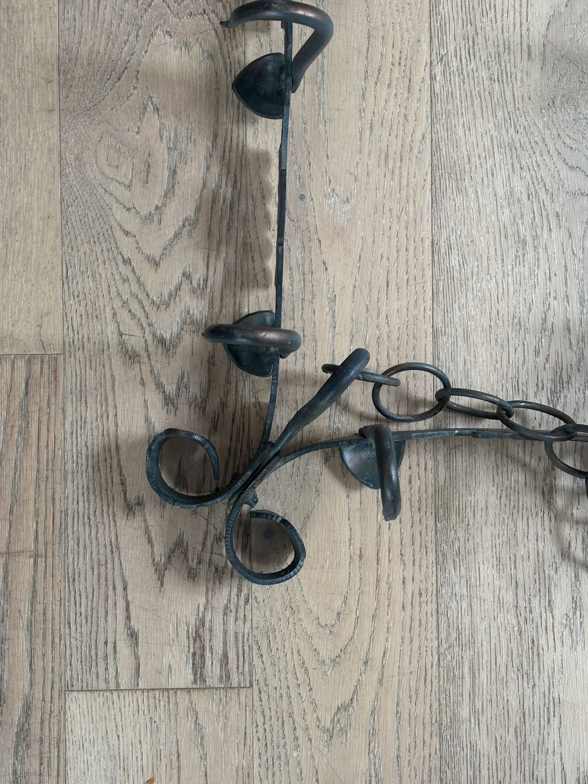 photo furniture Wrought Iron Heavy Duty Vintage Pot Holder