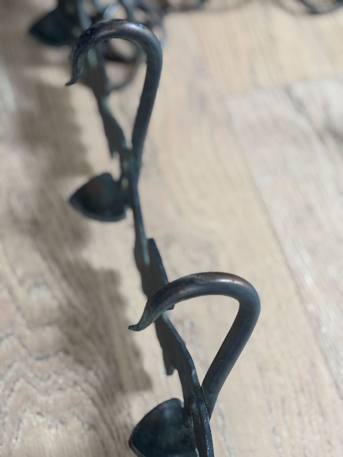 photo vinterior Wrought Iron Heavy Duty Vintage Pot Holder