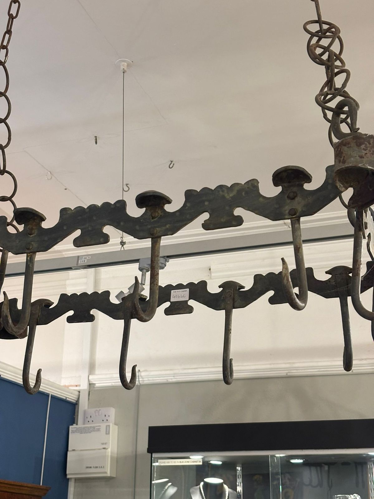 Wrought Iron Heavy Duty Vintage Pot Holder photo 395.0