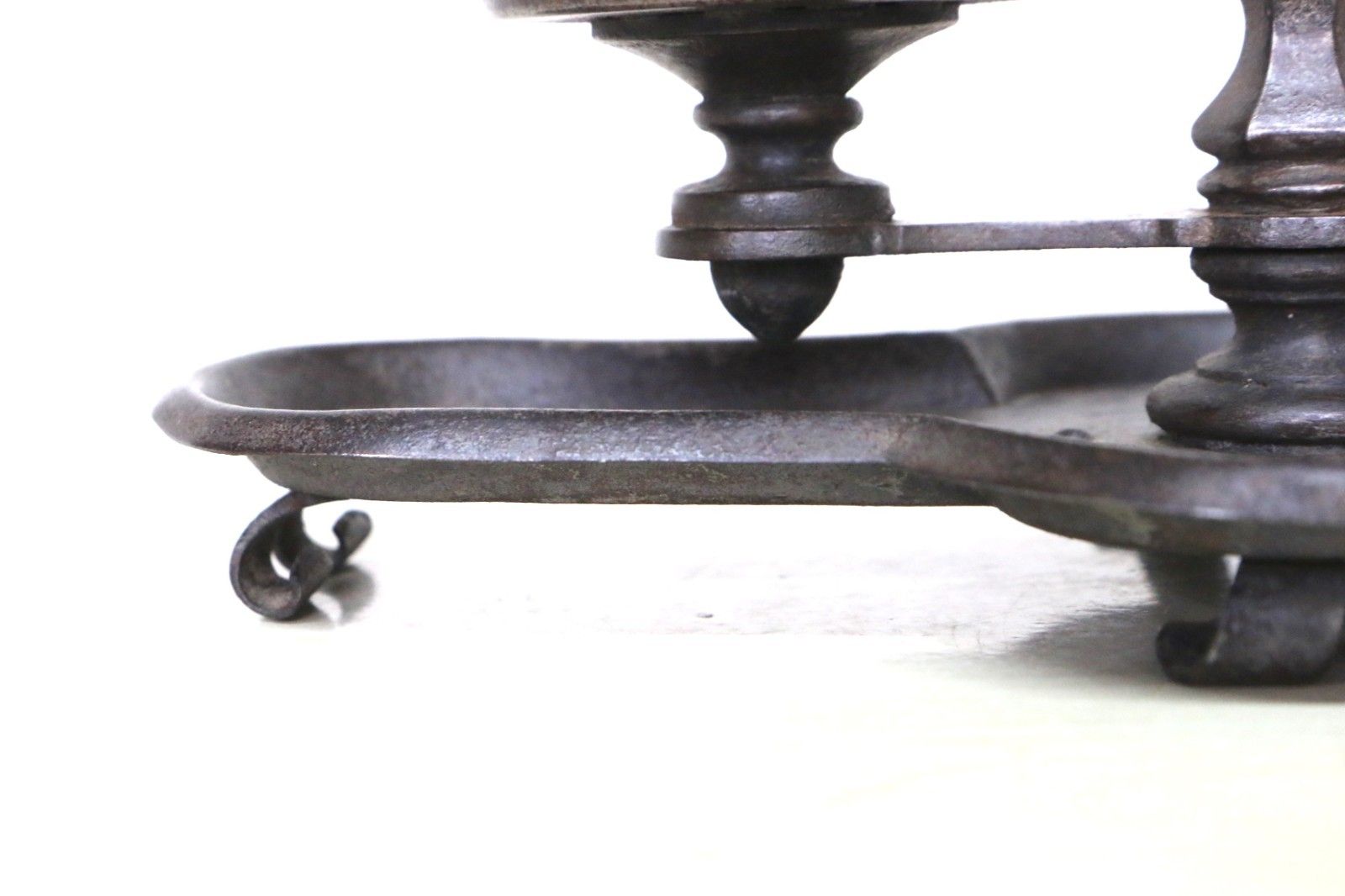 photo buy A 19th Century Wrought Iron Double Candle Holder Candlestick English Early 19th