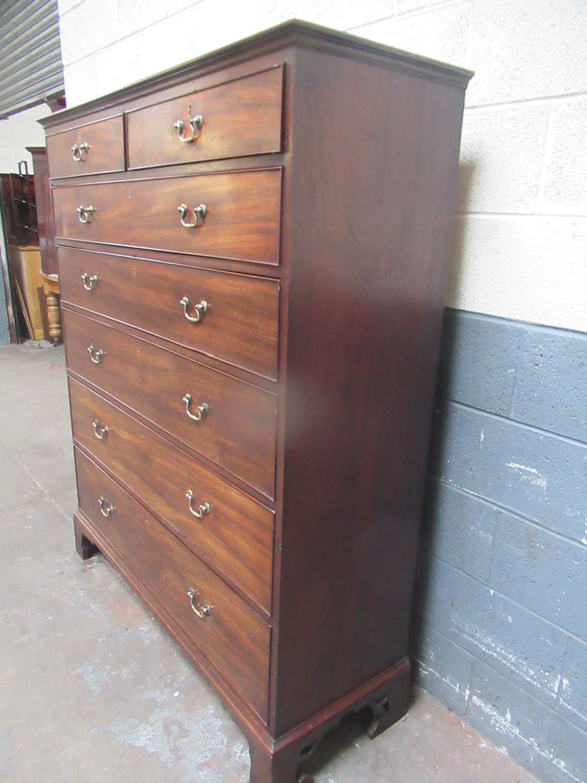 Tall Late   Georgian Period     Slim Size Chest Of Drawers photo 1050.0