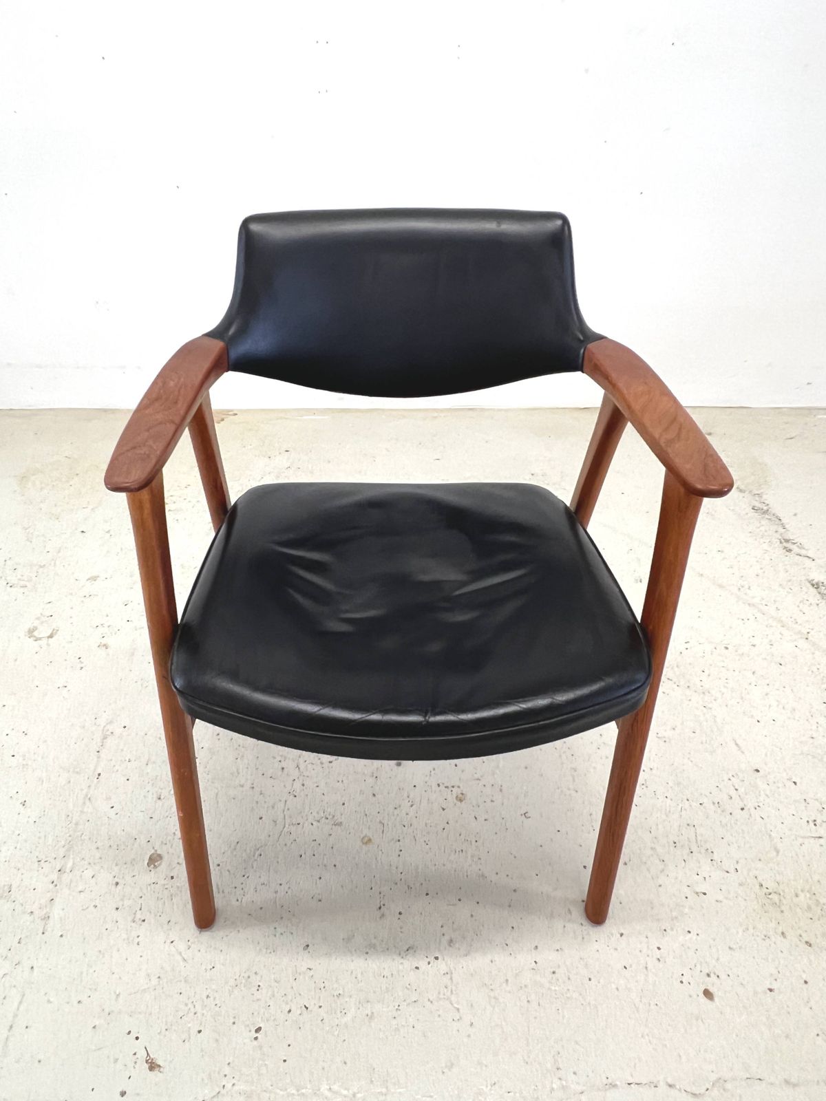 Erik Kierkegaard Teak & Leather Armchair By Hong Møbelfabrik, 1960s photo 630.0