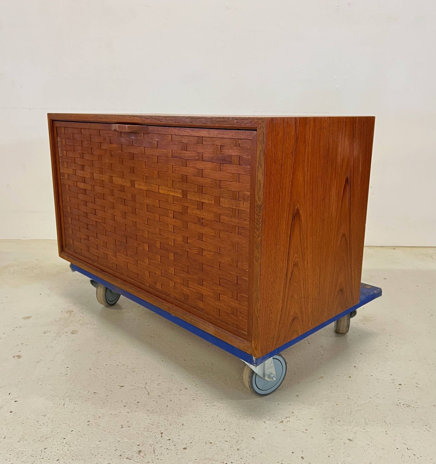 Furniture Teak Wall Cabinet By Poul Cadovius For Cado. photo