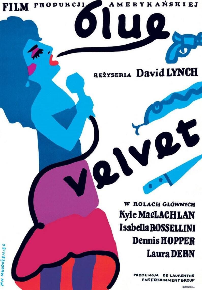 Blue Velvet Polish Poster