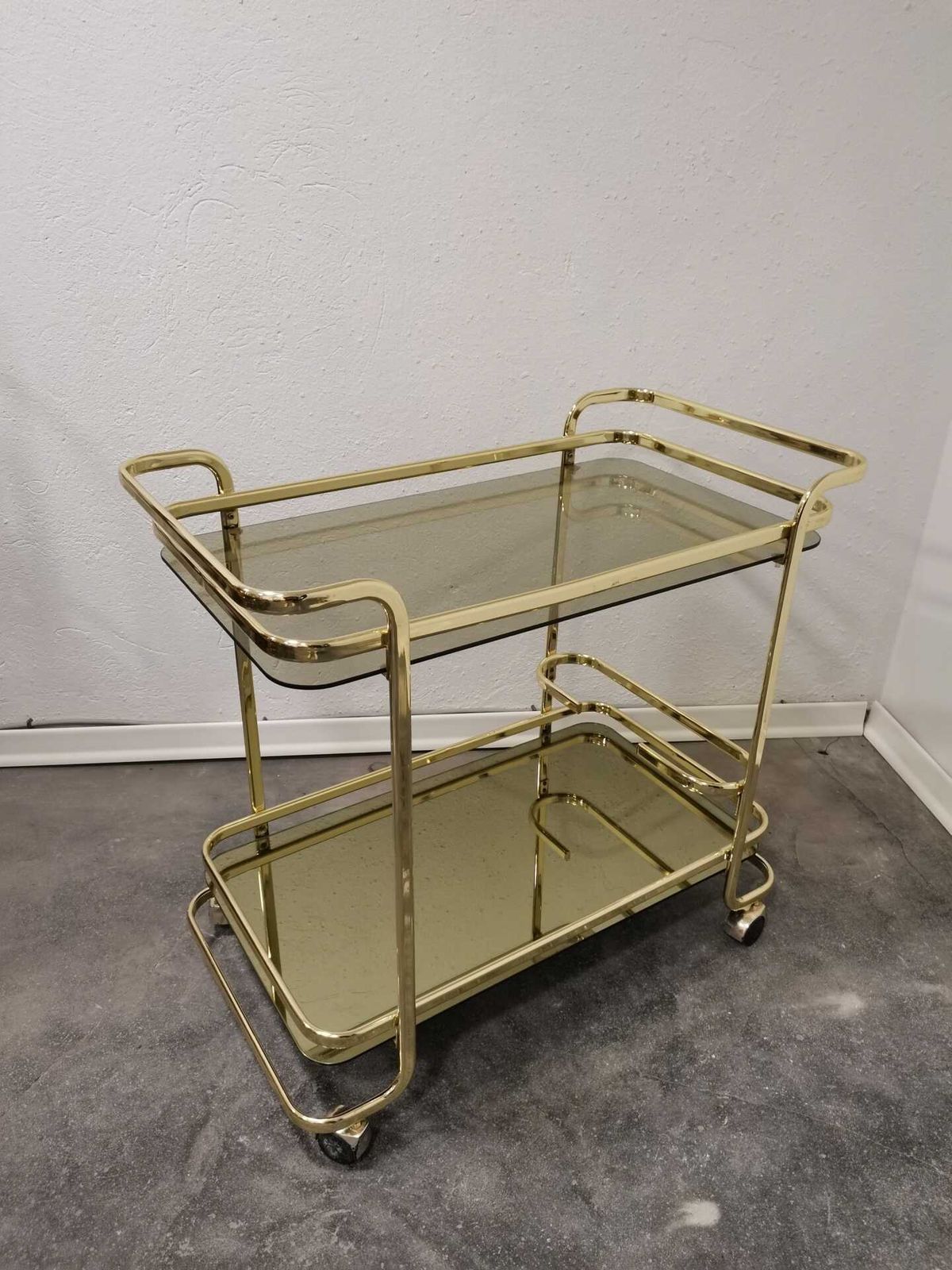 Bar Cart, 1980s, Vintage photo for sale
