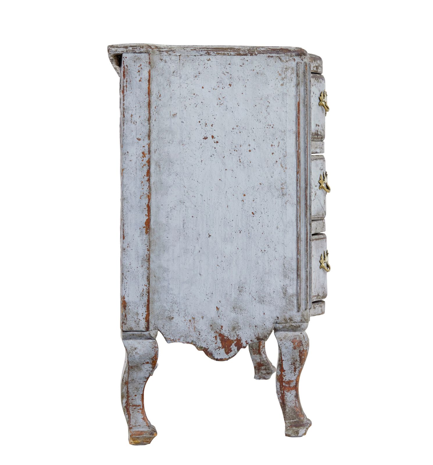 Swedish 19th Century Hand Painted Gustavian Chest Of Drawers photo for sale