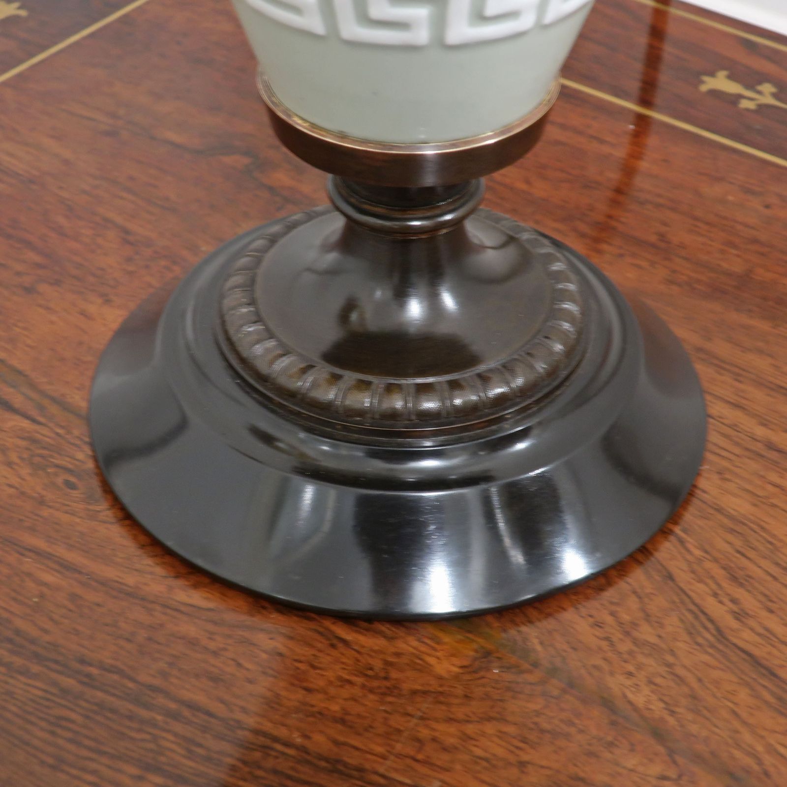 1225.0 French Pate Sur Pate Neoclassical Style Porcelain Table Lamp photo