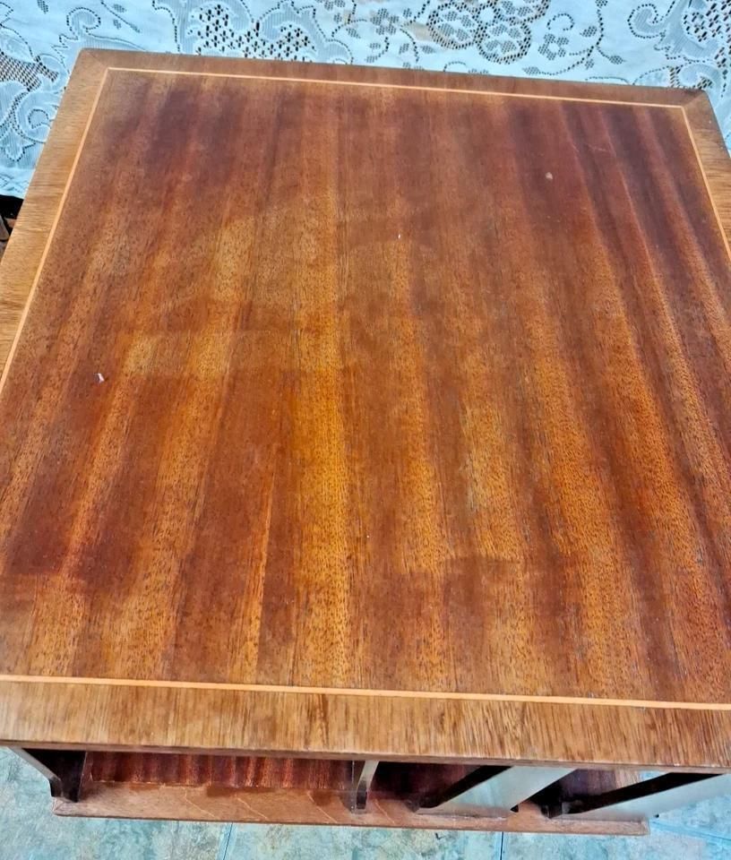 Antique Edwardian Mahogany Revolving Bookcase photo 420.0