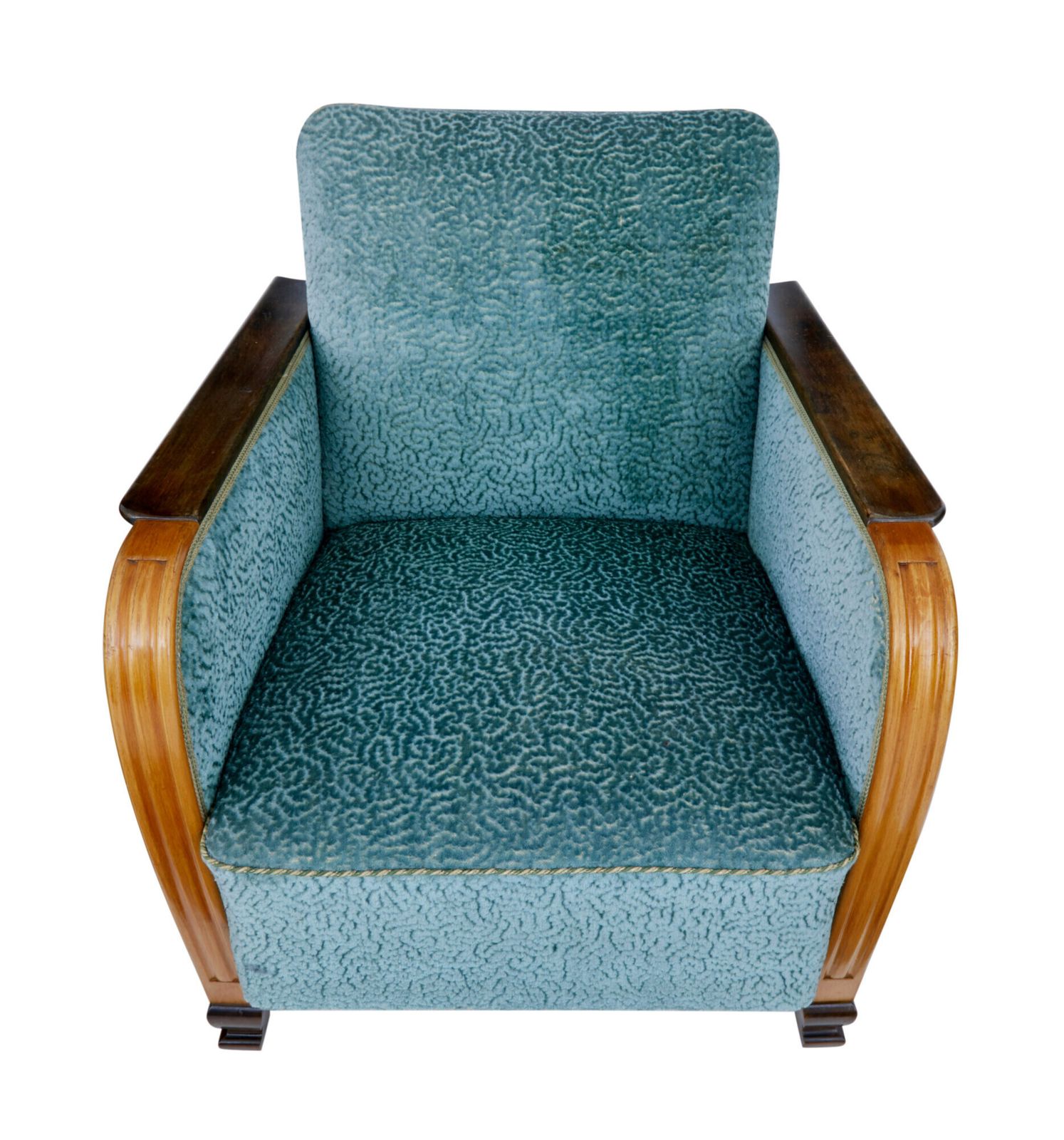 Fine Pair Of Swedish Art Deco Elm And Birch Armchairs photo vinterior