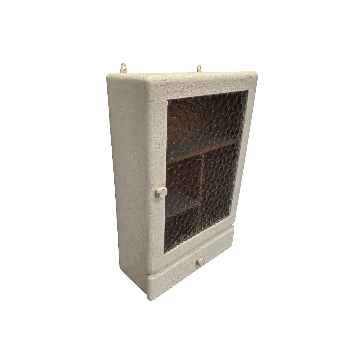 Antique French Medicine Wall Cabinet, Early 1900s photo for sale