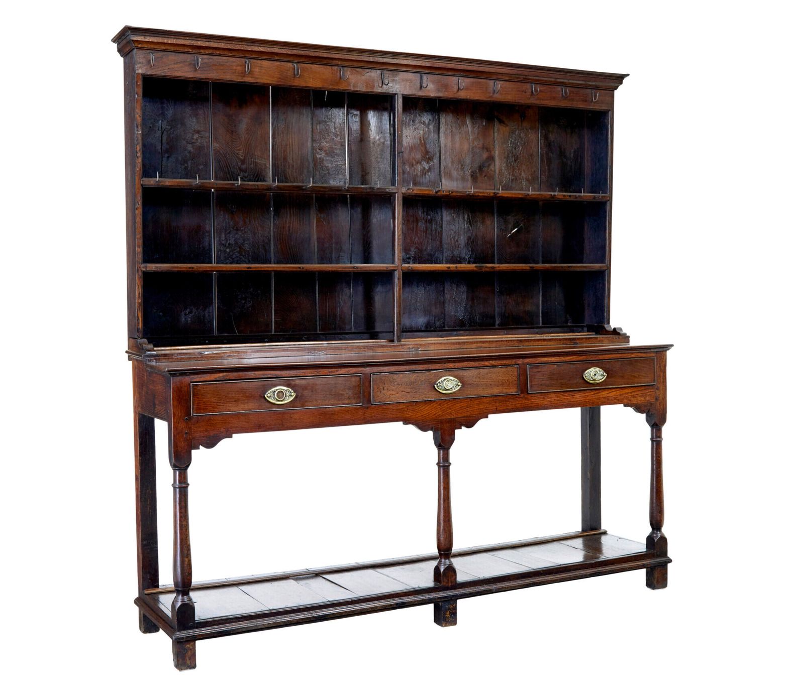 Early 19th Century Welsh Oak Dresser And Rack photo furniture