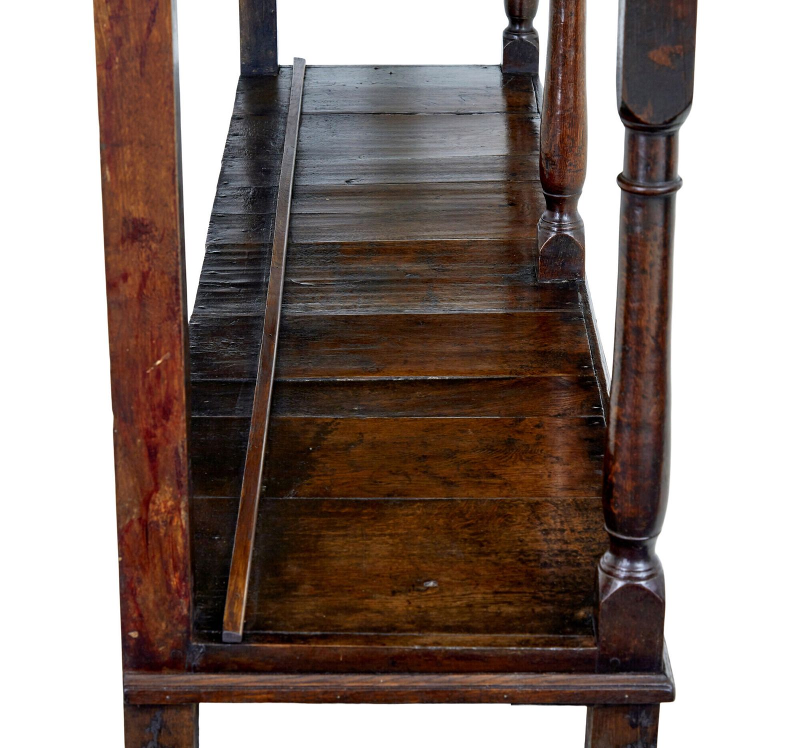 Early 19th Century Welsh Oak Dresser And Rack photo vintage