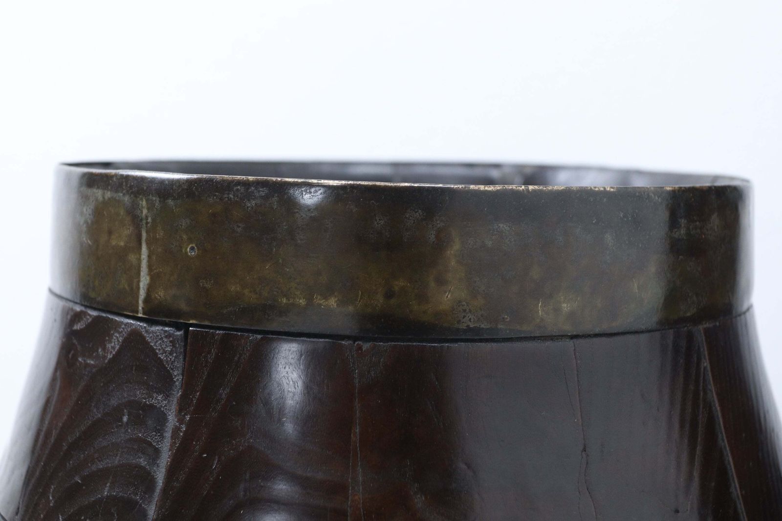 photo furniture Late 19th Century Chinese Stained Elm General Purpose Barrel