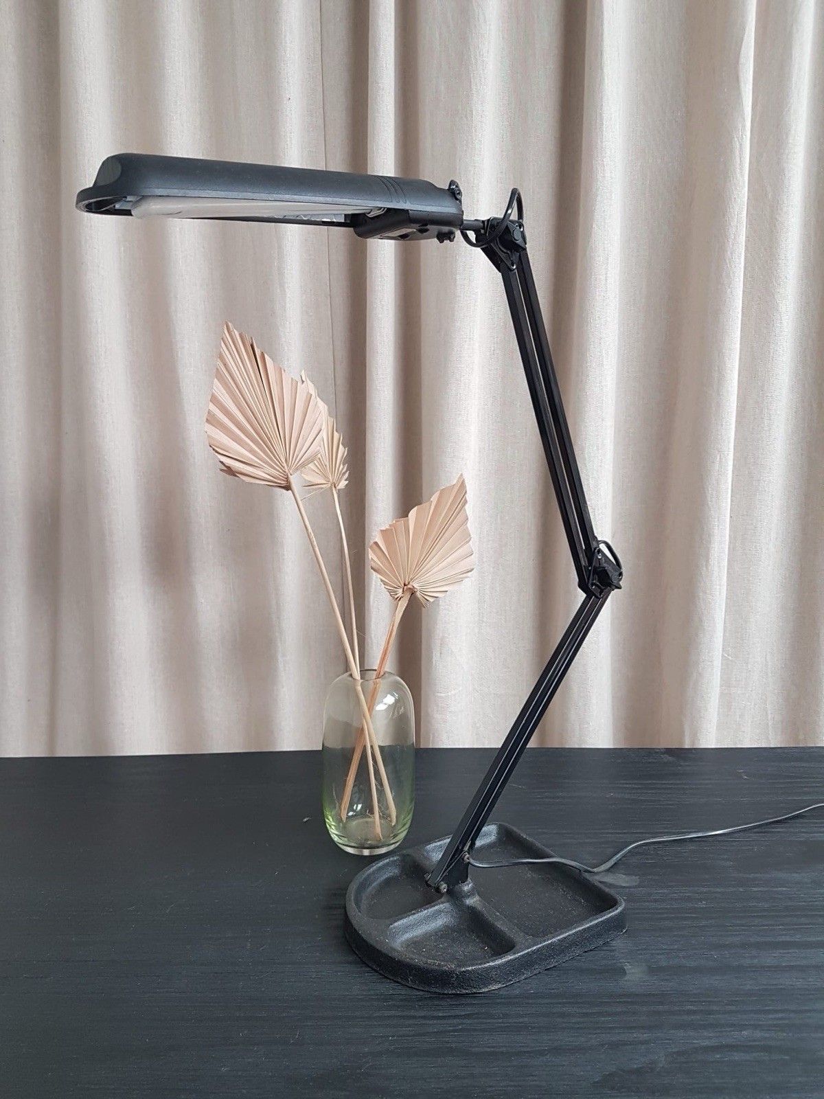 Vtg Mid Century Lival Global Finland Desk Table Lamp Danish Scandi R936