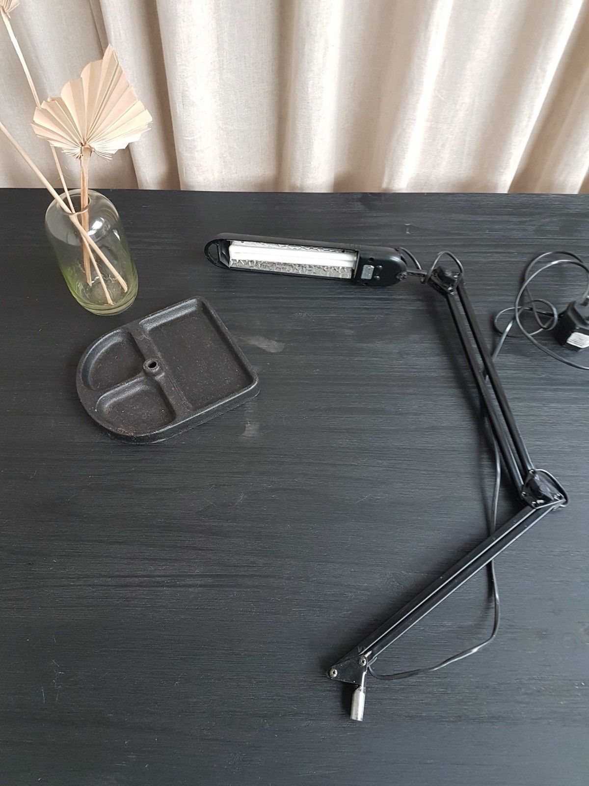photo furniture Vtg Mid Century Lival Global Finland Desk Table Lamp Danish Scandi R936