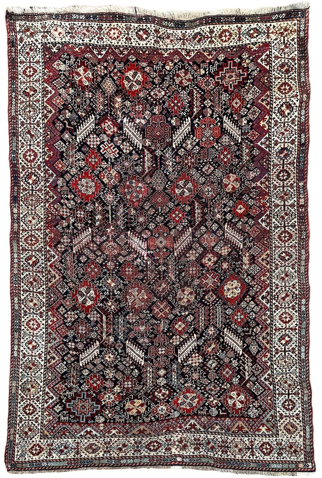 Antique Tribal Shekarlu Rug 1.97m X 1.26m