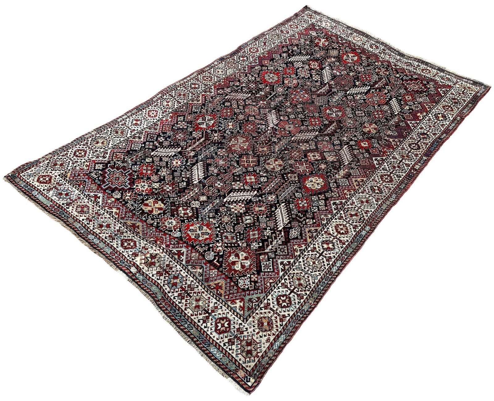 Antique Tribal Shekarlu Rug 1.97m X 1.26m photo for sale
