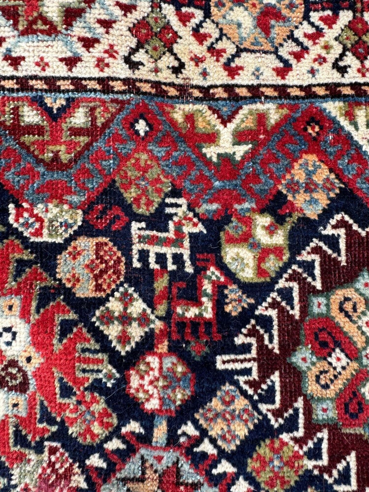 photo buy Antique Tribal Shekarlu Rug 1.97m X 1.26m