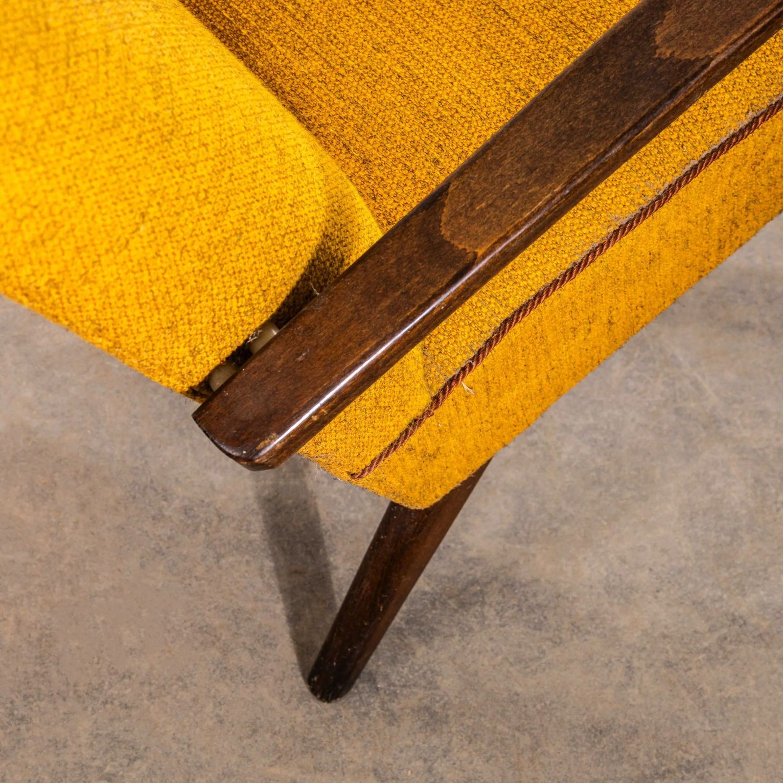1960’s Jaroslav šmídek Original Armchairs In A Sunflower Basket Weave With Sprung Seat photo buy