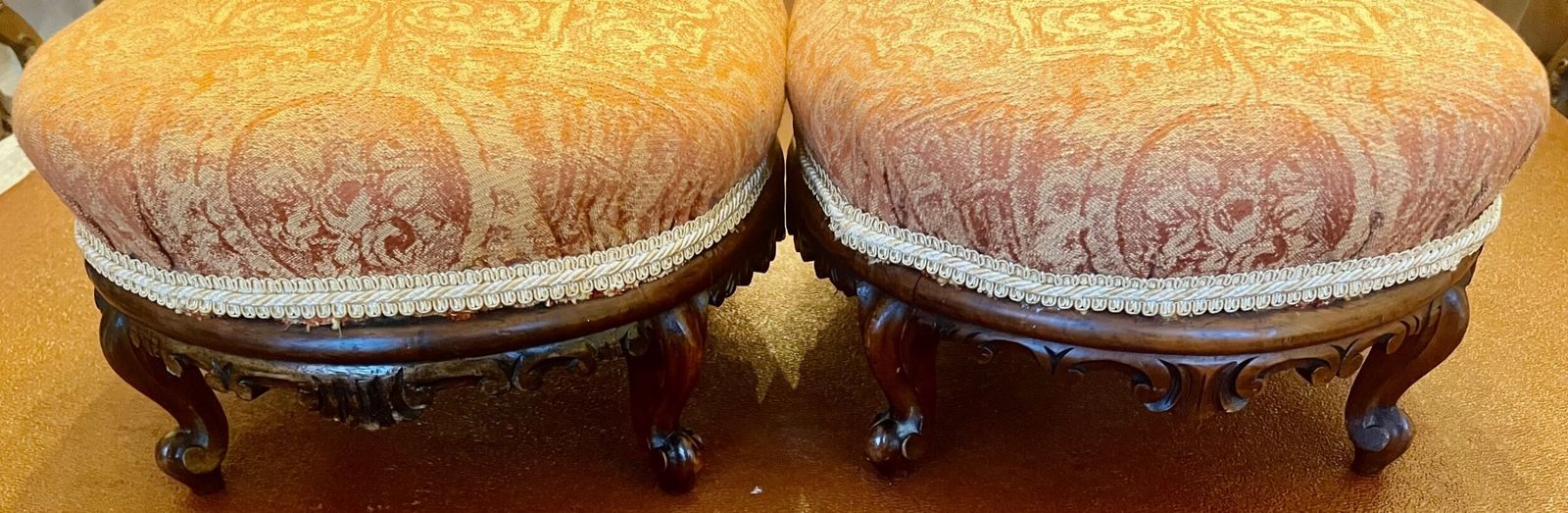 Pair Of Victorian Foot Stools photo furniture