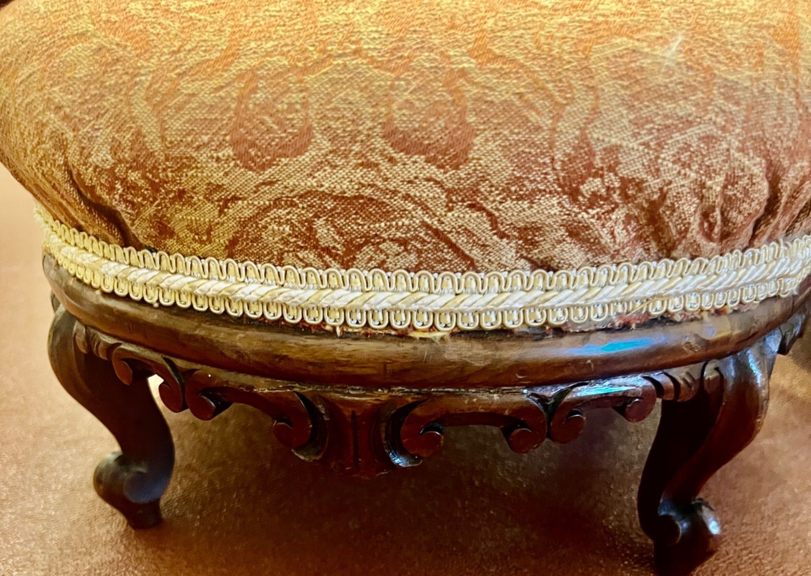 Pair Of Victorian Foot Stools photo Furniture
