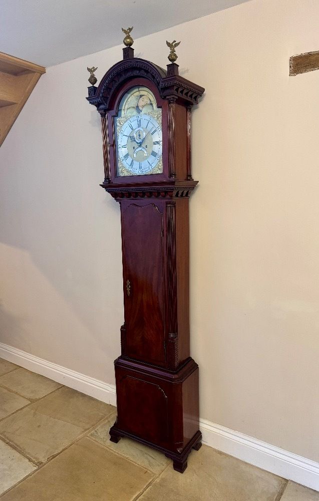 Fantastic Quality Antique George III Mahogany Eight Day Long Case Clock photo 5775.0