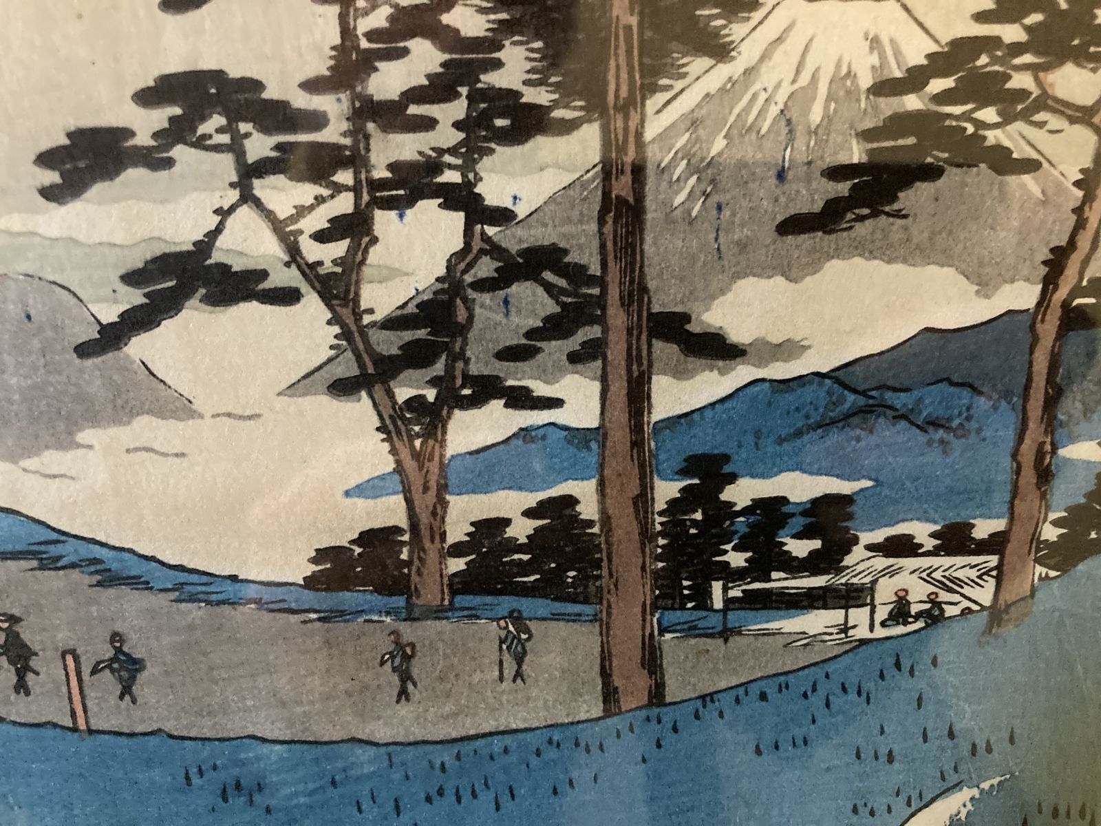photo for sale After Utigawa Hiroshige (1797 1858) Landscape Woodblock Print