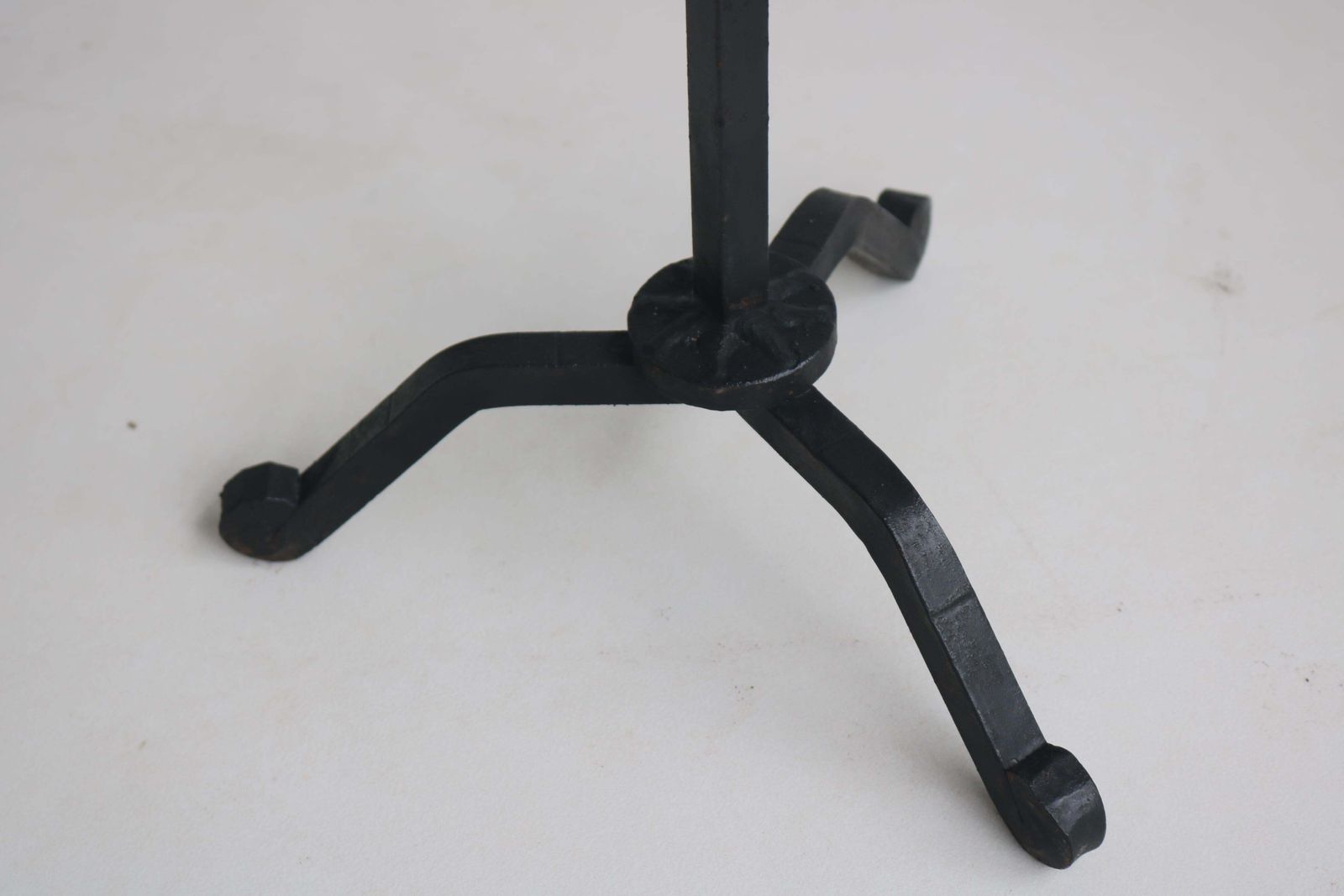 1385.0 Spanish Gothic Revival Fireplace Tool Set Wrought Iron Dragon 1920 Hand Forged photo