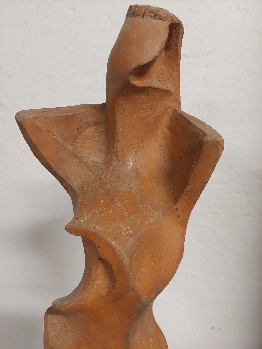 photo furniture Female Figure Sculpture "Alberto Sparapani" Terracotta Signed