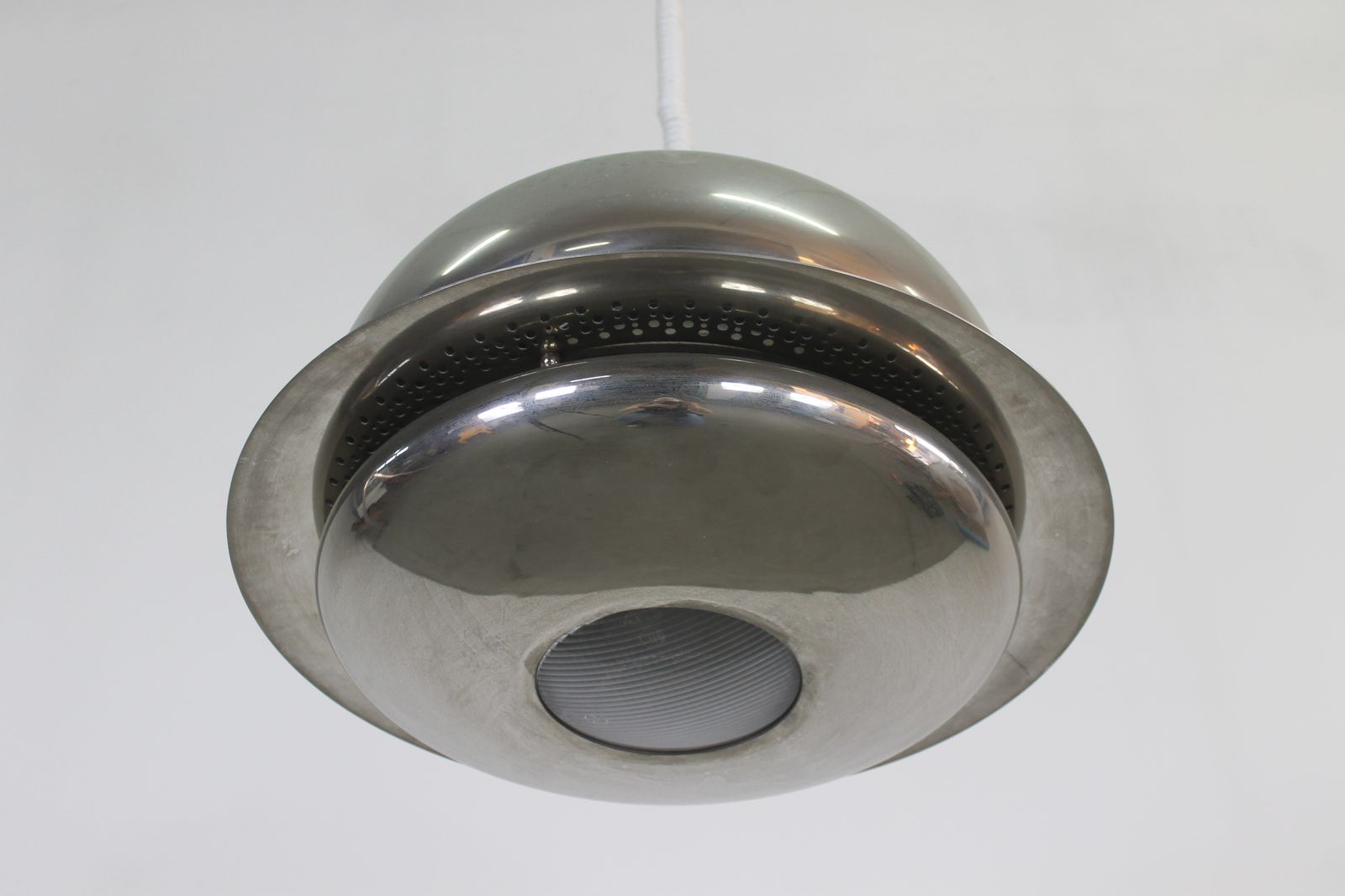 Tobia Scarpa Set Of Two Nictea Lamps In Nickel Plated Brass By Flos 1960s photo buy