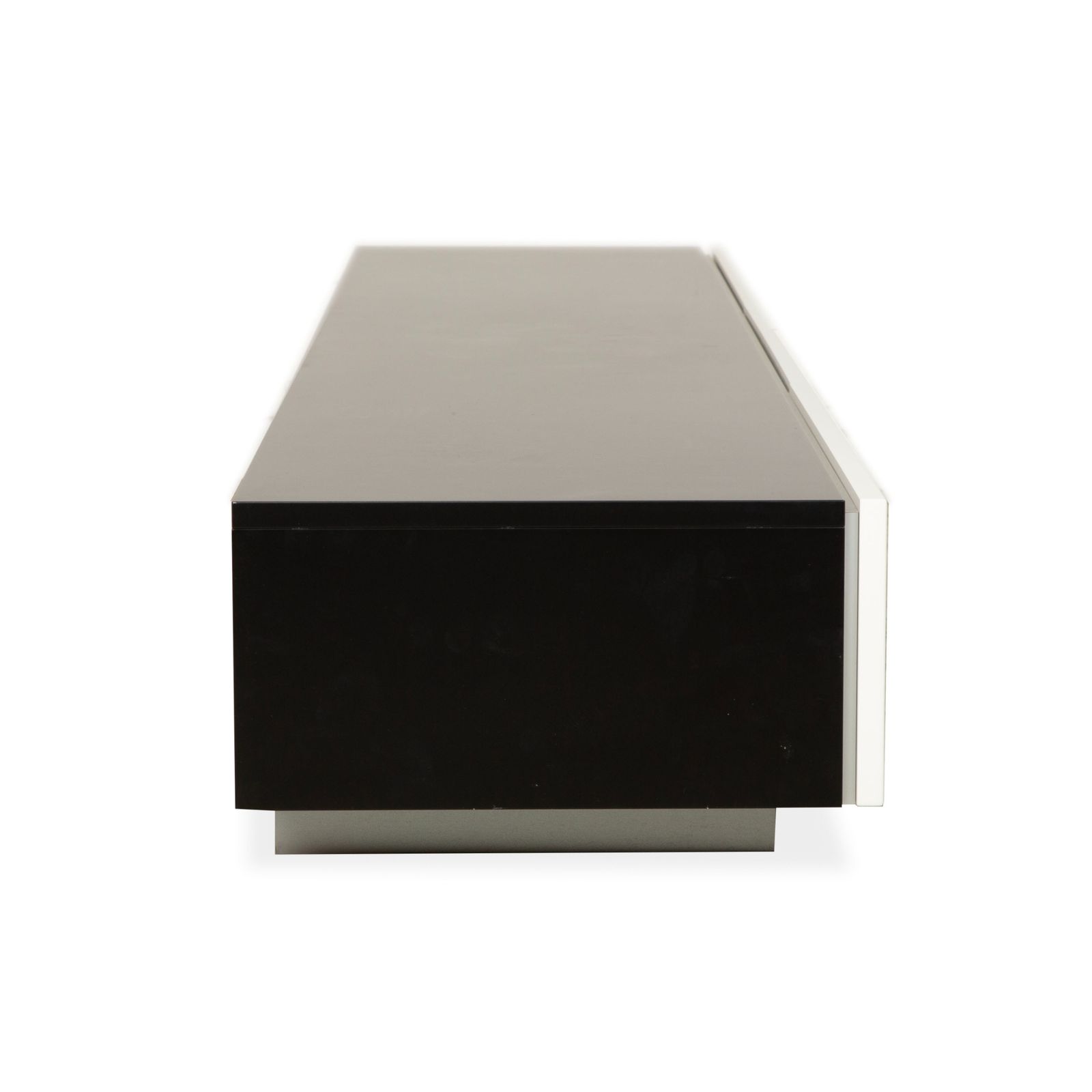 photo for sale Interlübke Cube Wooden Sideboard White Anthracite Black Lowboard Tv Board Drawers