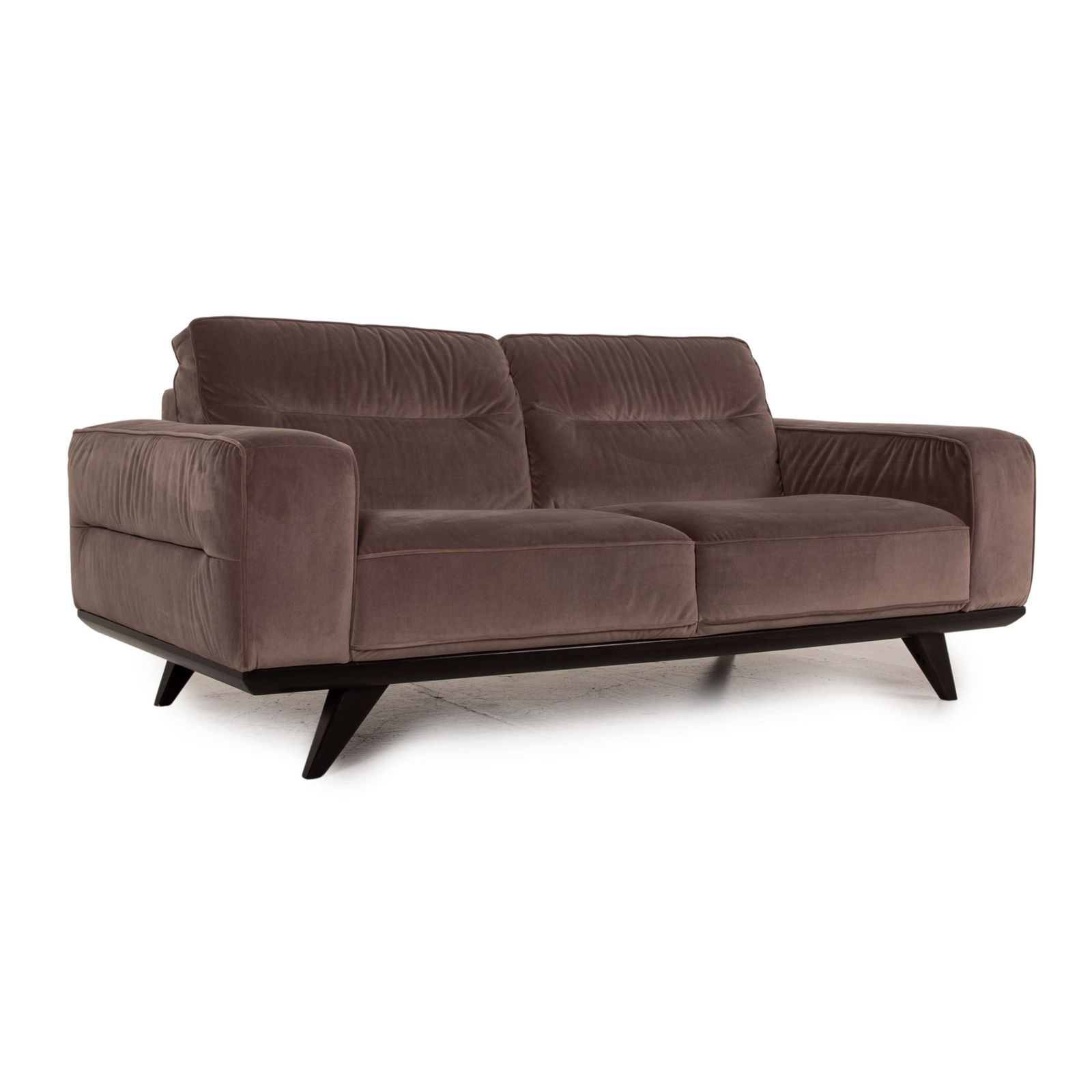 Canapé Natuzzi Audacia en tissu brun, 2 places photo buy