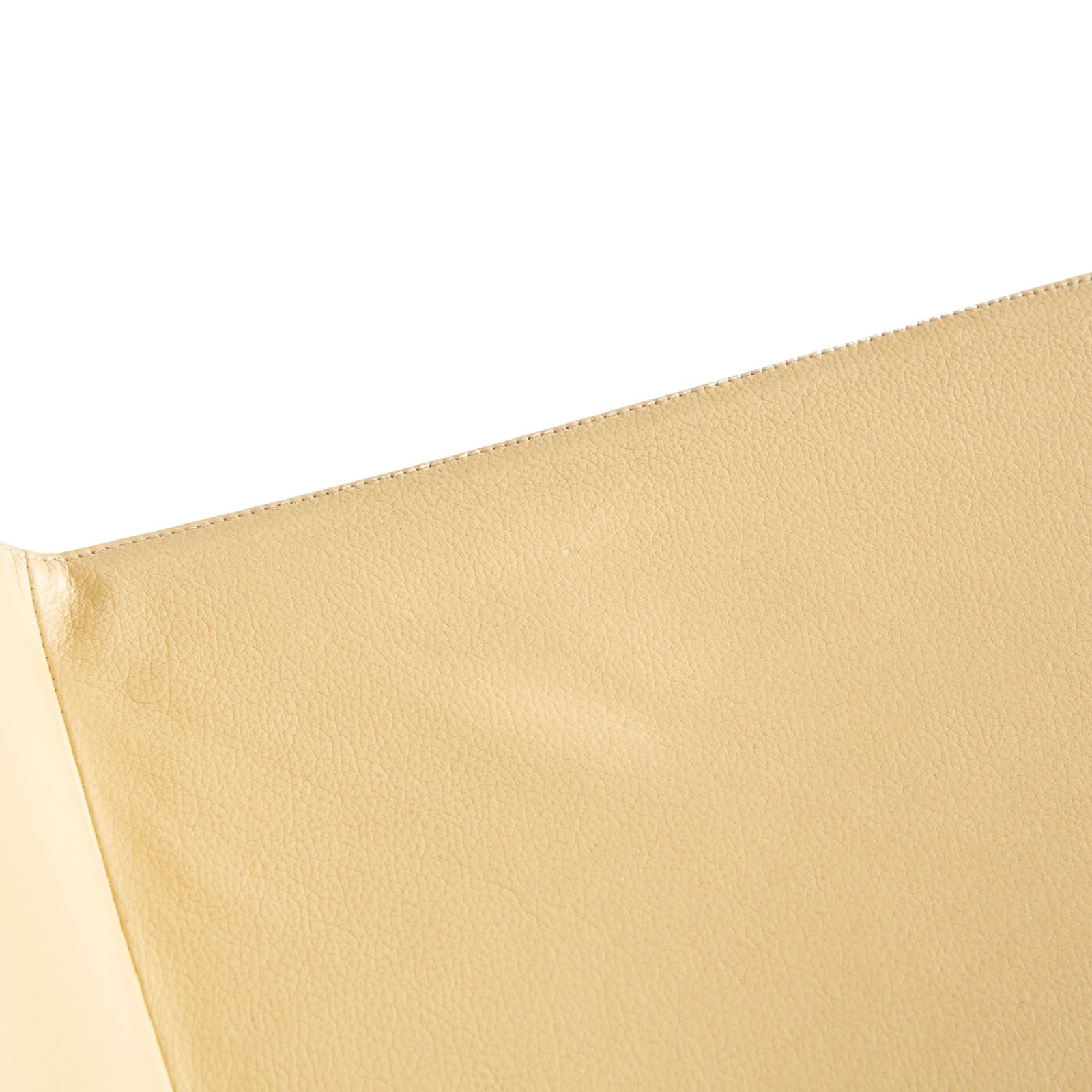 Set Of 4 Cattelan Italia Leather Chairs Cream Ivory Butter Yellow photo Furniture