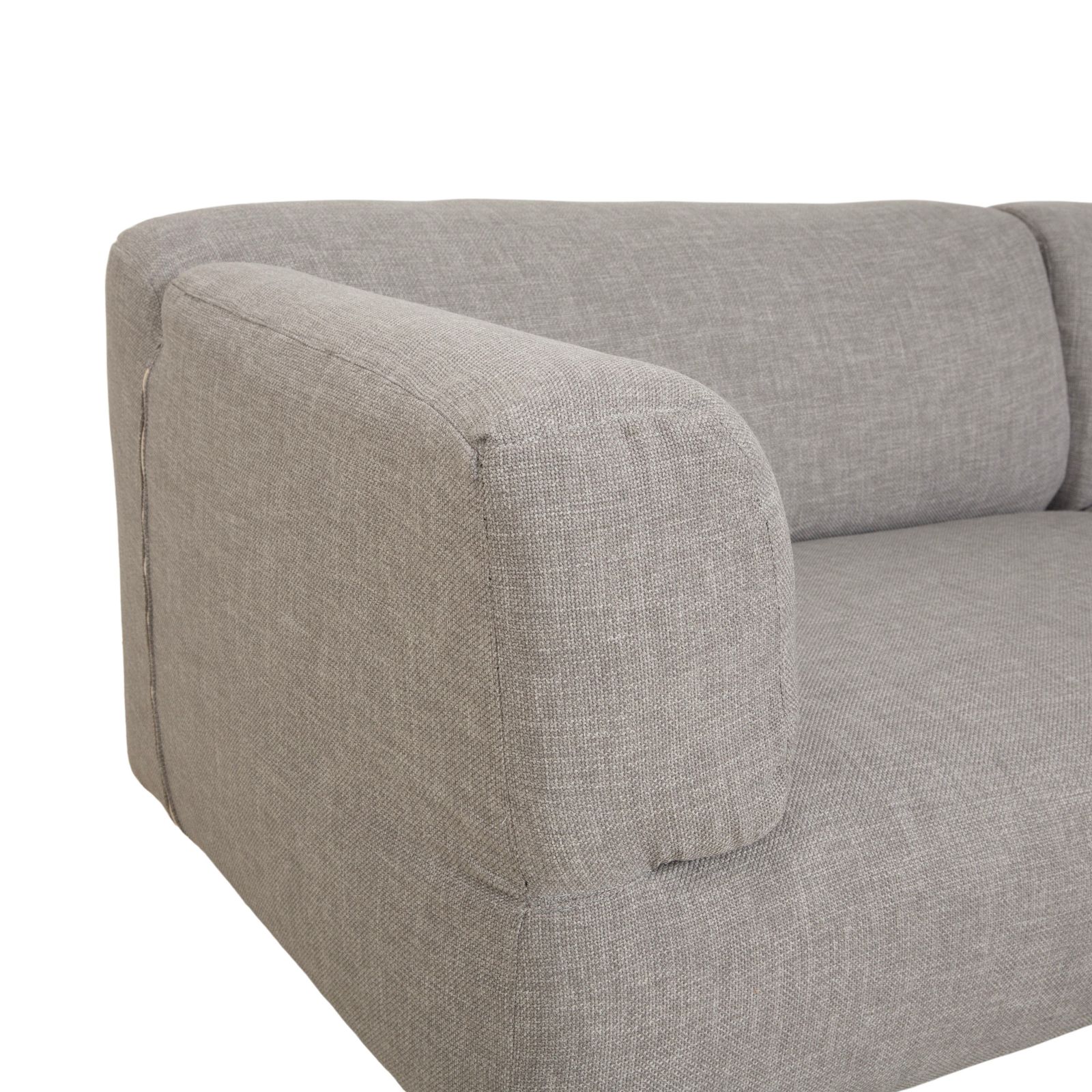 Cassina Met 250 Stof Driezitter Lichtgrijs Bank Opnieuw Bekleed photo Meubels