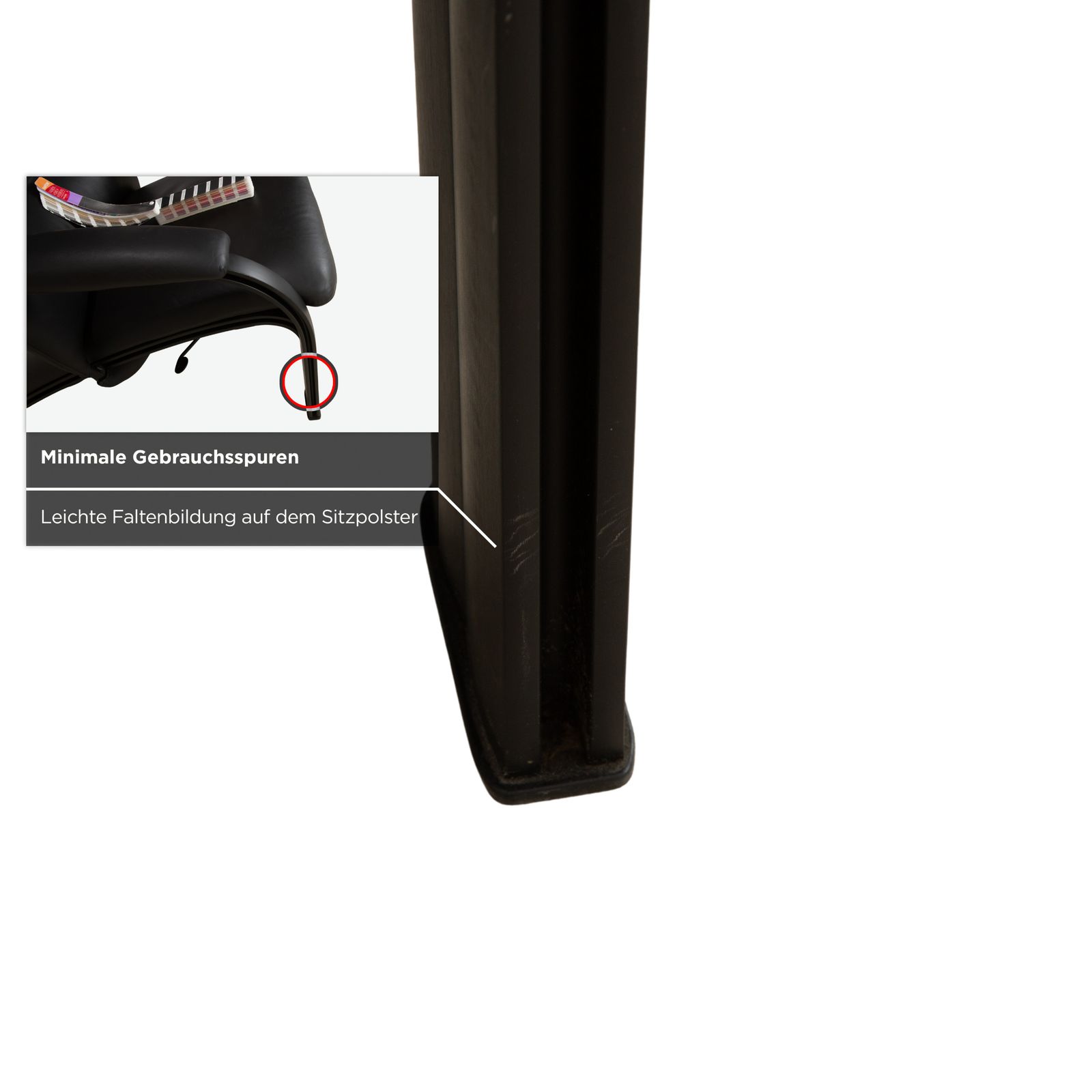 photo for sale Fauteuil Wk Wohnen Spot 698 en cuir noir, fonction manuelle